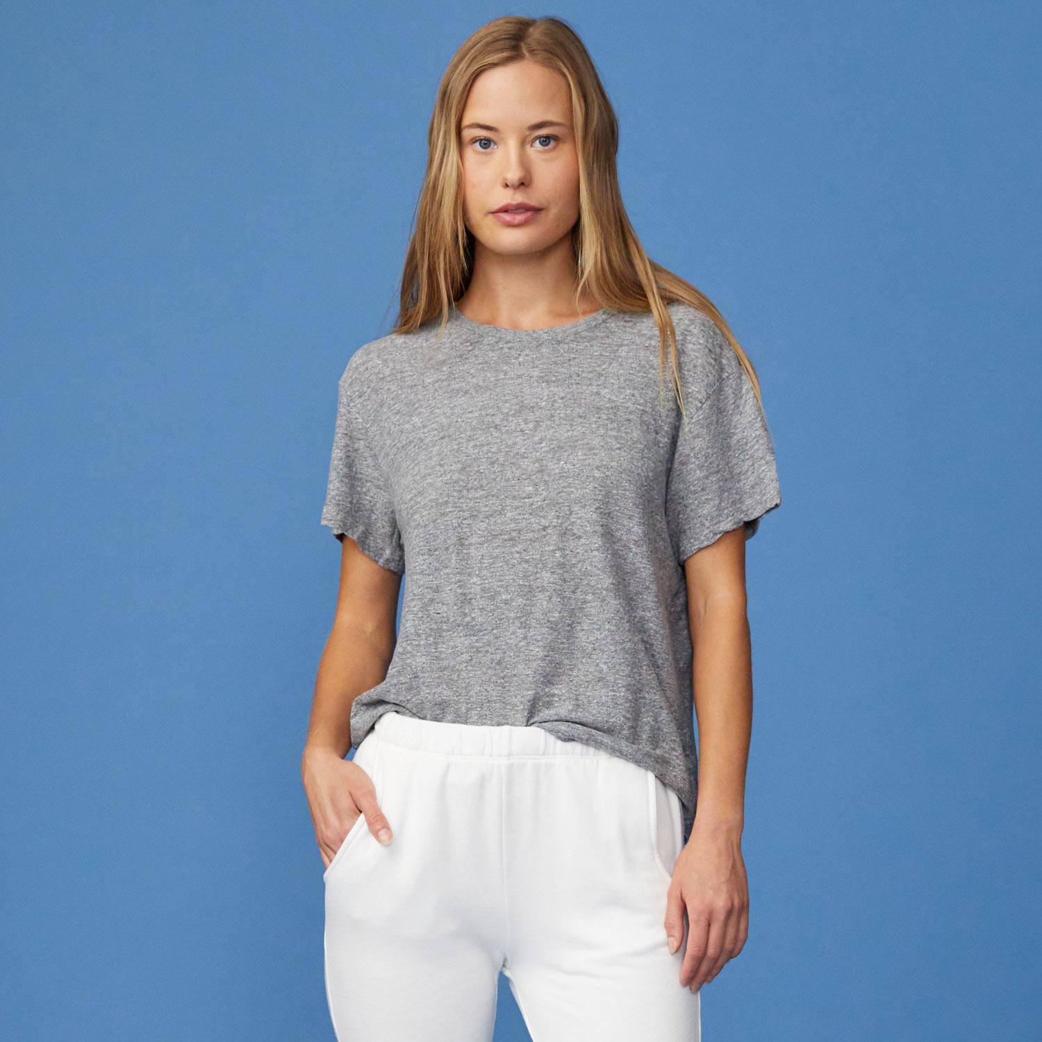 Textured Tri-Blend Vintage Crew