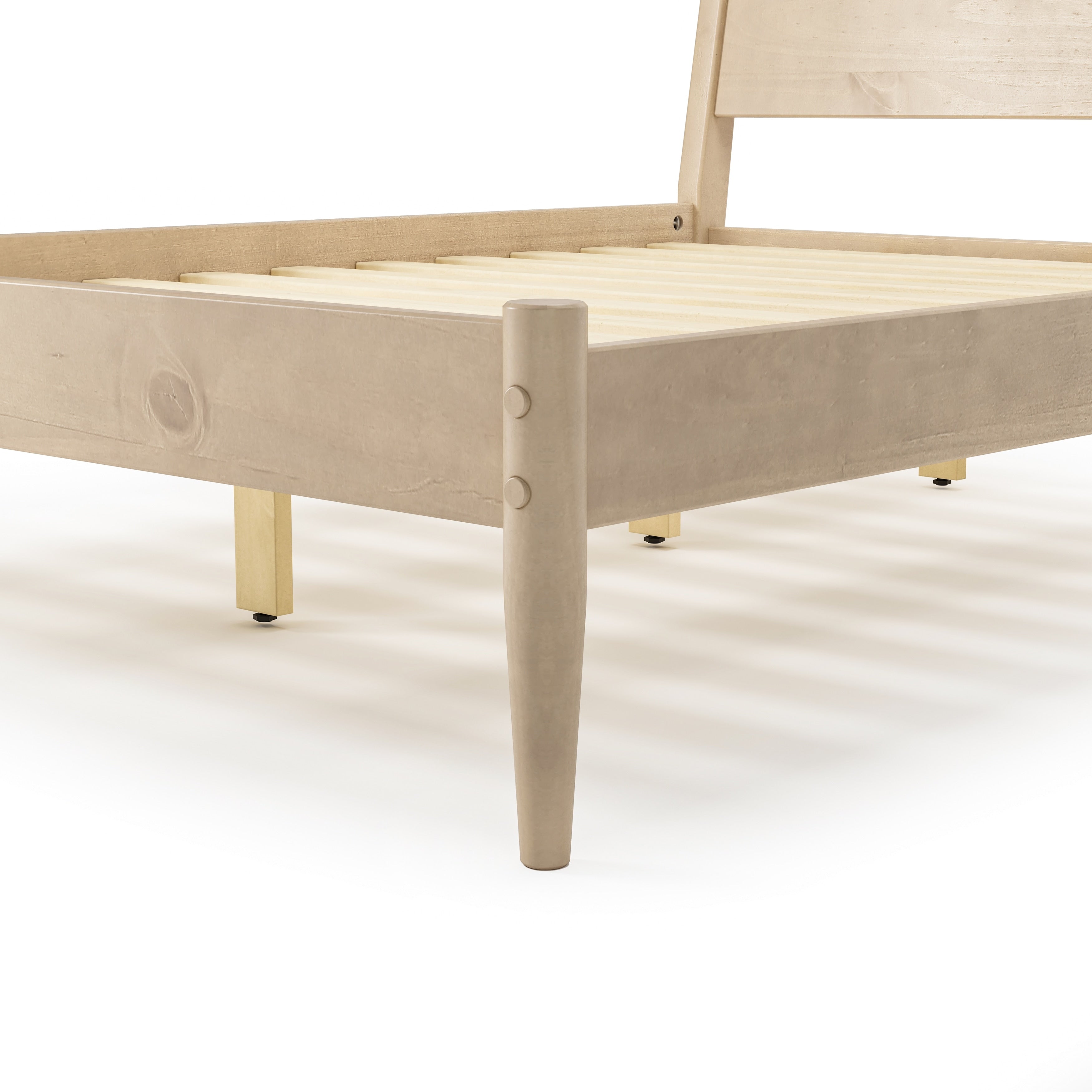 Mid-Century Panel Bed