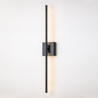 1-Light Black/ Gold/ Nickel Modern Long Linear Strip Wall Sconce Dimmable LED Bathroom Vanity Light