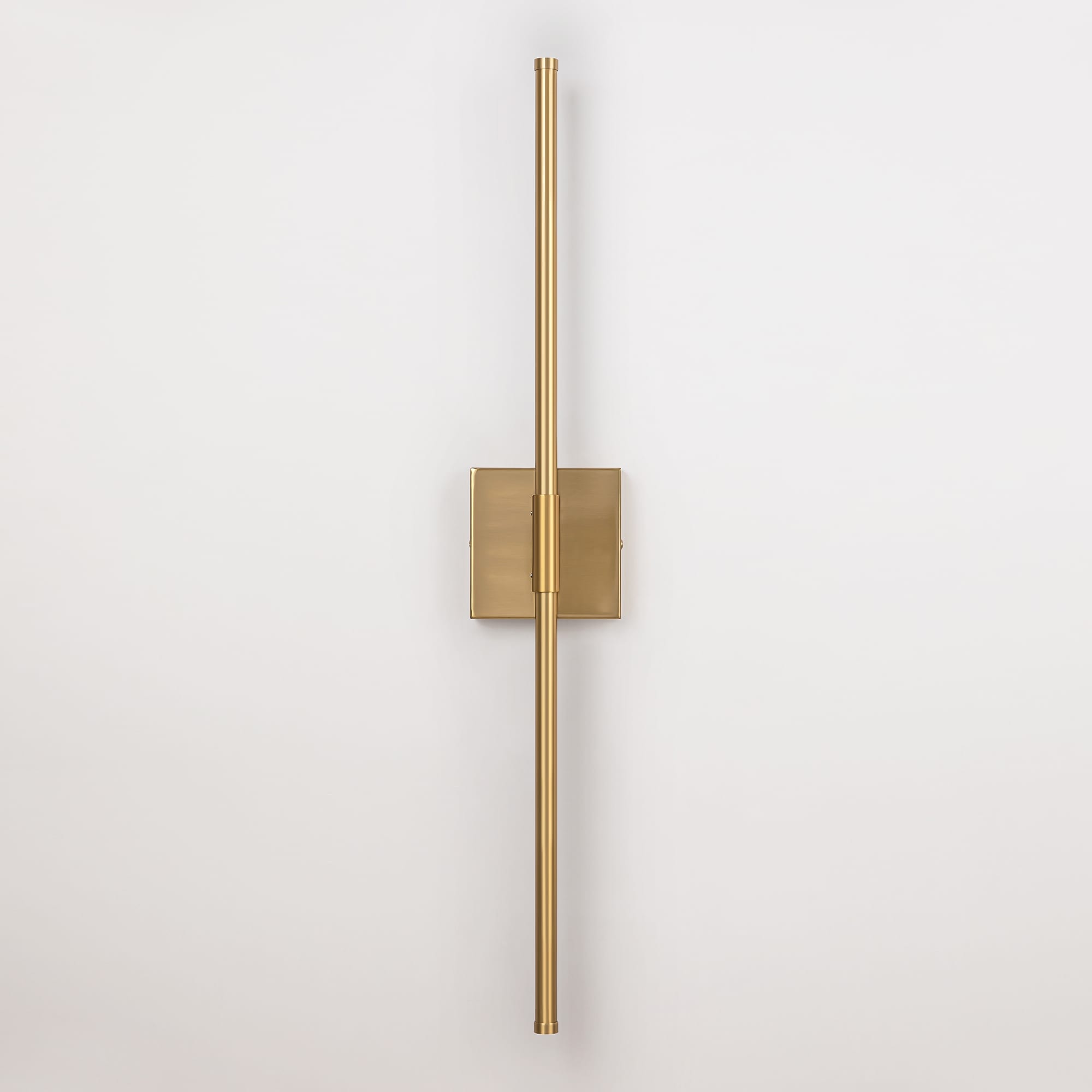 1-Light Black/ Gold/ Nickel Modern Long Linear Strip Wall Sconce Dimmable LED Bathroom Vanity Light