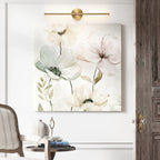 1-Light Black/ Gold/ Nickel Modern Long Linear Strip Wall Sconce Dimmable LED Bathroom Vanity Light