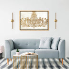 1-Light Black/ Gold/ Nickel Modern Long Linear Strip Wall Sconce Dimmable LED Bathroom Vanity Light