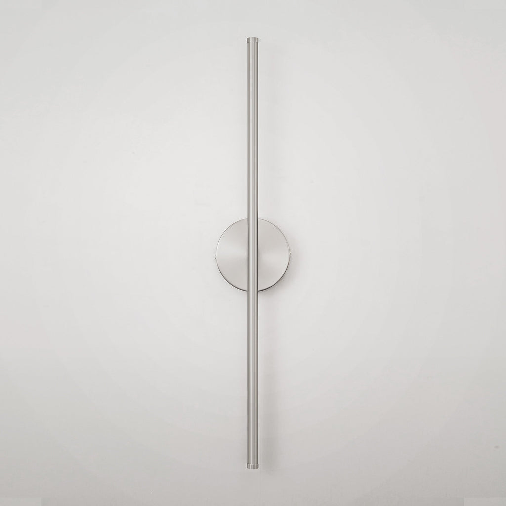 1-Light Black/ Gold/ Nickel Modern Long Linear Strip Wall Sconce Dimmable LED Bathroom Vanity Light