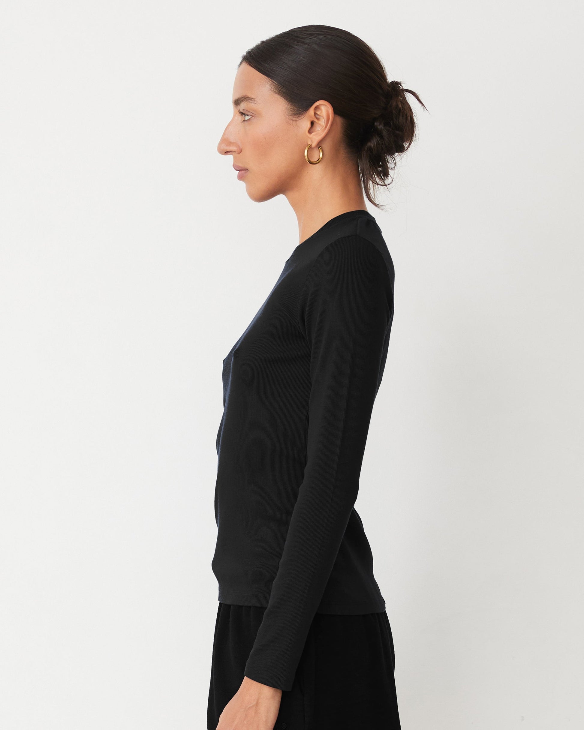 Supimaluxe Rib Long Sleeve Crew Set