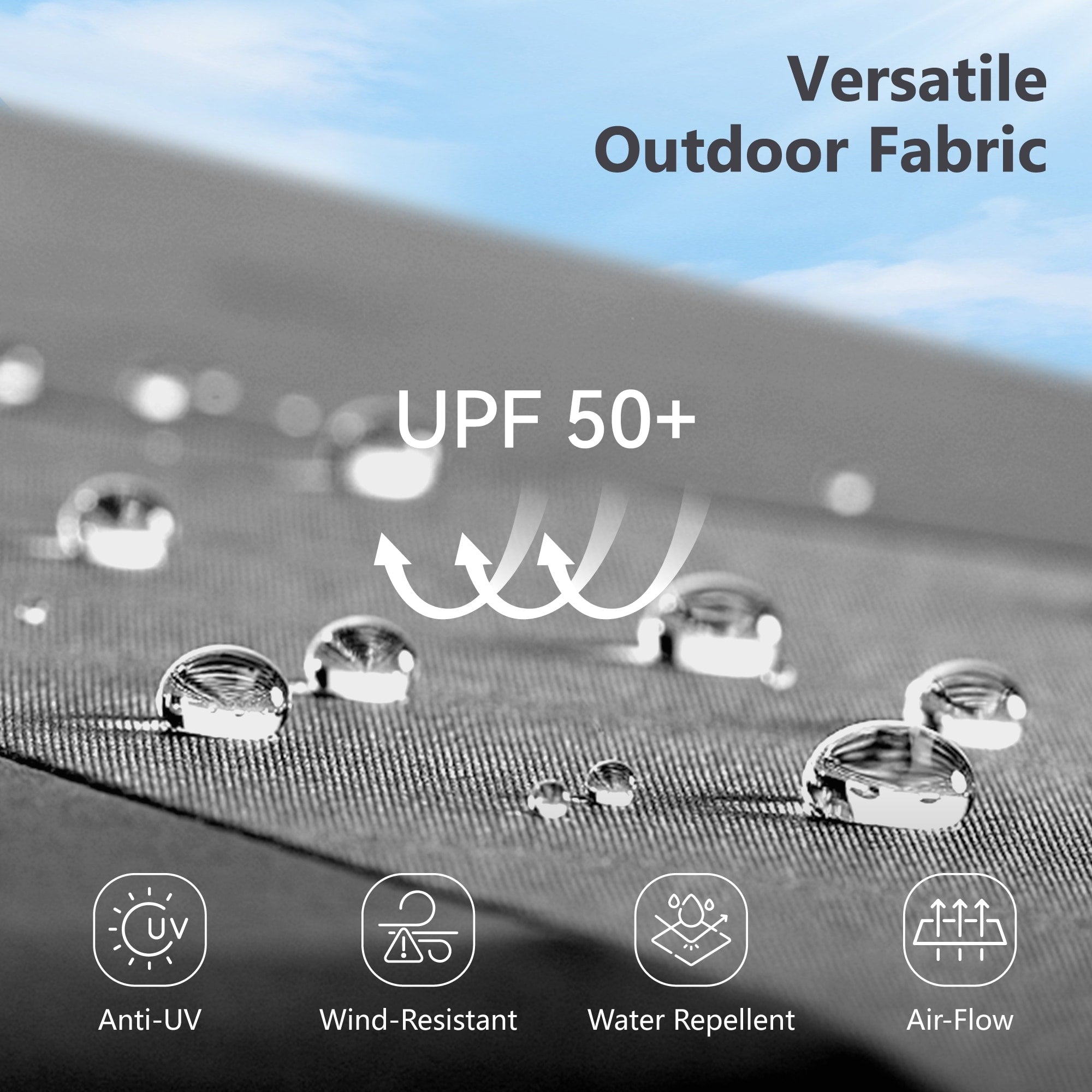 MAISON ARTS 13ft Double -Sided Patio Umbrella Extra Large with Crank