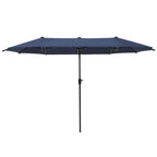 MAISON ARTS 13ft Double -Sided Patio Umbrella Extra Large with Crank