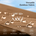 MAISON ARTS 13ft Double -Sided Patio Umbrella Extra Large with Crank