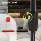 MAISON ARTS 13ft Double -Sided Patio Umbrella Extra Large with Crank