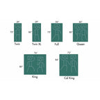 14 In High Heavy Duty Metal Bed Frame with Vintage Style, Supports Up To 2500lbs, Easy Assembly and No Squeak