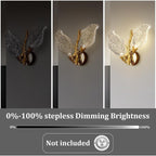 KAYLA 2-Light Bionic Leaf Wall Sconce