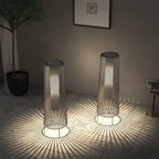 2 Pack Outdoor Solar Light Floor Lamps