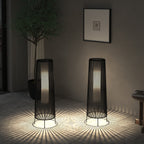 2 Pack Outdoor Solar Light Floor Lamps