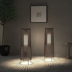 2 Pack Outdoor Solar Light Floor Lamps