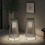 2 Pack Outdoor Solar Light Floor Lamps