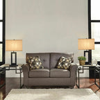 22 Gray USB Table Lamp Set With Touch Control