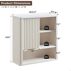 Modern Bathroom Wall Cabinet, Medicine Cabinet, Wall Storage Organizer