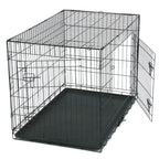 24 to 48 Pet Kennel Cat Dog Folding Steel Crate Animal Playpen Wire Metal