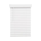 2 Cordless Faux Wood Blind - Bright White