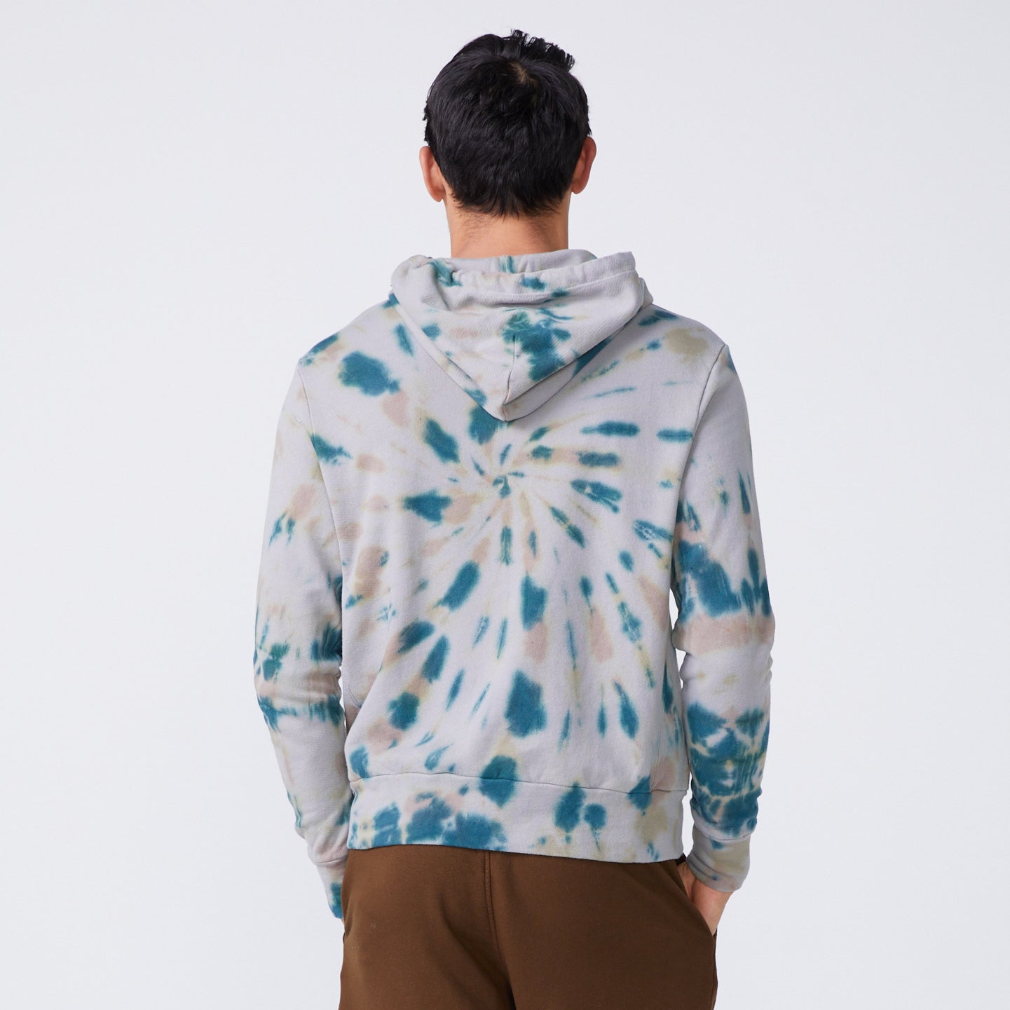 Kaleidoscope Tie Dye Slouchy Pullover Hoody
