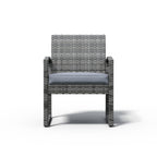 3-pc. Outdoor Cushioned Wicker Chat Set