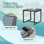 3-pc. Outdoor Cushioned Wicker Chat Set