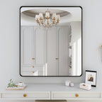 Framed Wall Mounted Bathroom Vanity Mirror