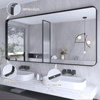 Framed Wall Mounted Bathroom Vanity Mirror