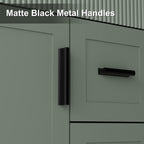 Wavy Line 30/36/48 Bathroom Vanity Set with Sink & Faucet