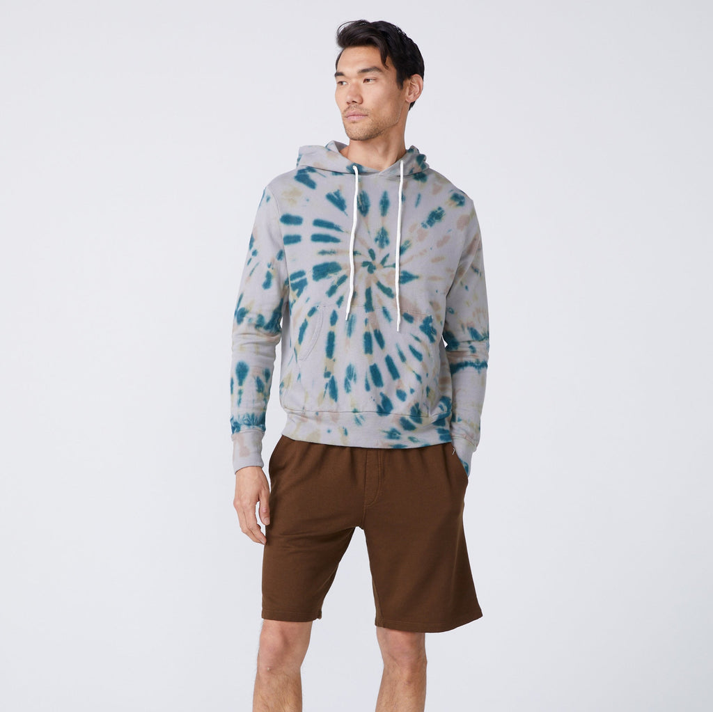 Kaleidoscope Tie Dye Slouchy Pullover Hoody
