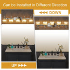 5-light Modern Crystal Bathroom Vanity Lighting Fixtures