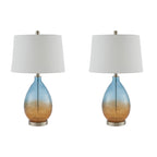 510 Design Cortina Ombre Glass Table Lamp, Set of 2