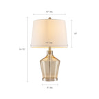 510 Design Harmony Angular Glass Table Lamp, Set of 2