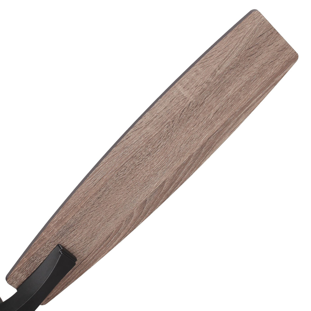 52 Industrial Seeded Glass Black Decorative Ceiling Fan with Remote and Light Kit