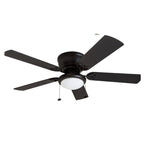 52 Prominence Home Benton Traditional Indoor LED Ceiling Fan with Light, Pull Chains