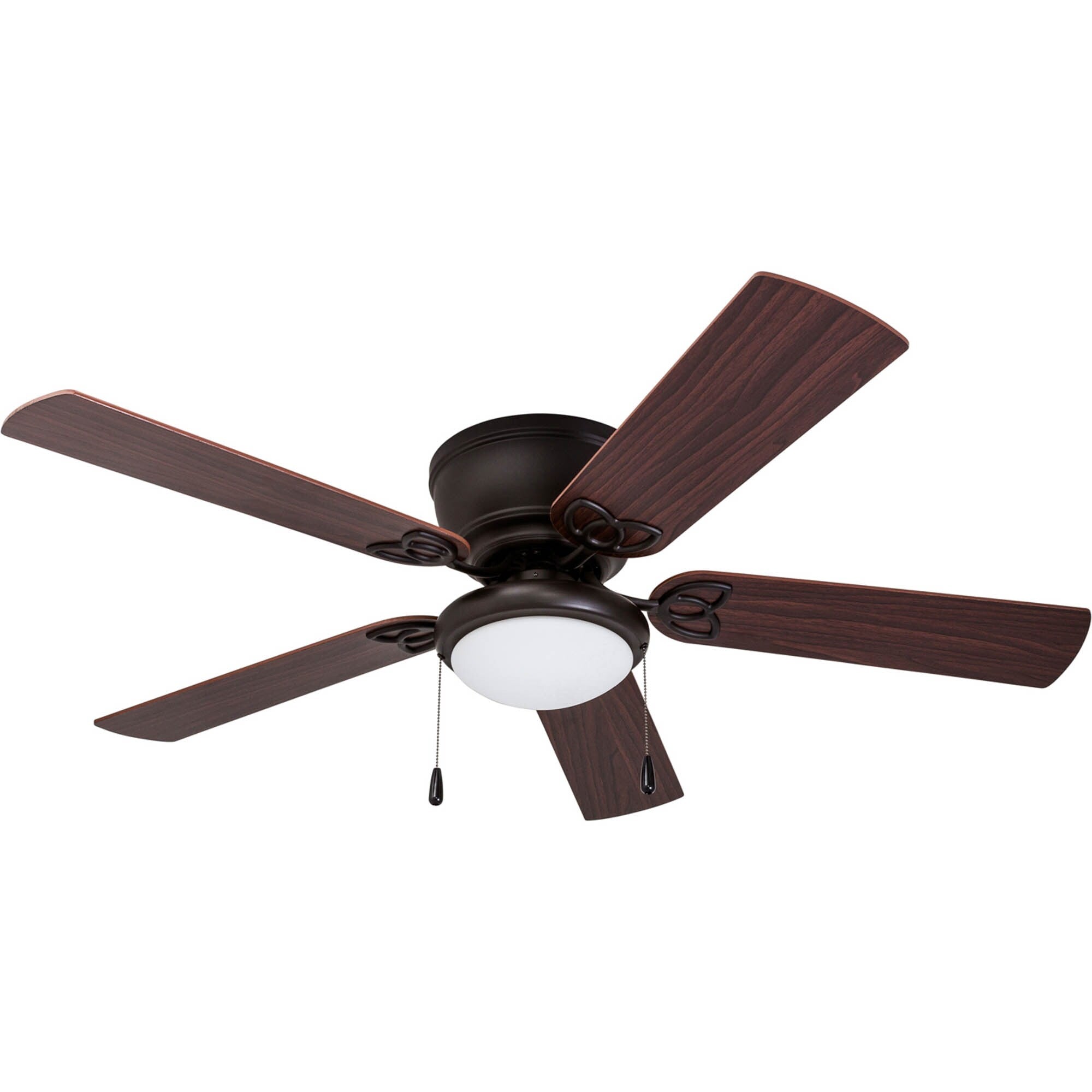 52 Prominence Home Benton Traditional Indoor LED Ceiling Fan with Light, Pull Chains