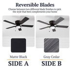 52 Prominence Home Benton Traditional Indoor LED Ceiling Fan with Light, Pull Chains