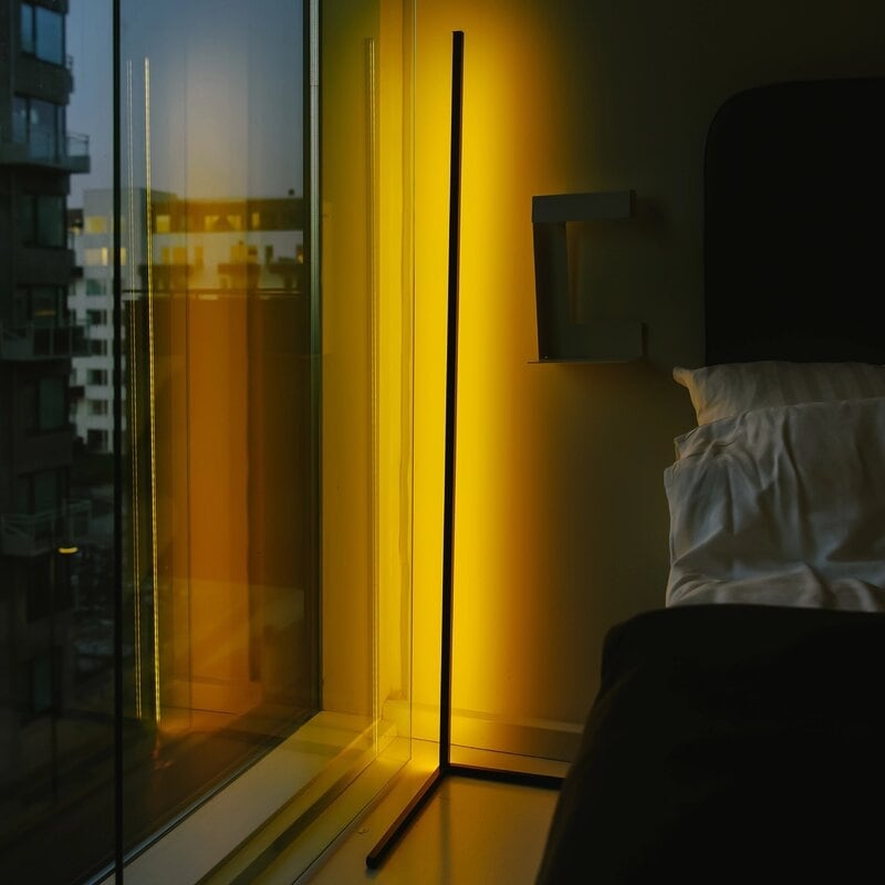 55 RGB Metal Corner Lamp Minimalist LED Floor Lamp