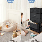 6-drawer Chest Vertical Dresser Storage Tower by Crestlive Products