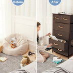 6-drawer Chest Vertical Dresser Storage Tower by Crestlive Products