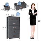 6-drawer Chest Vertical Dresser Storage Tower by Crestlive Products