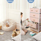 6-drawer Chest Vertical Dresser Storage Tower by Crestlive Products