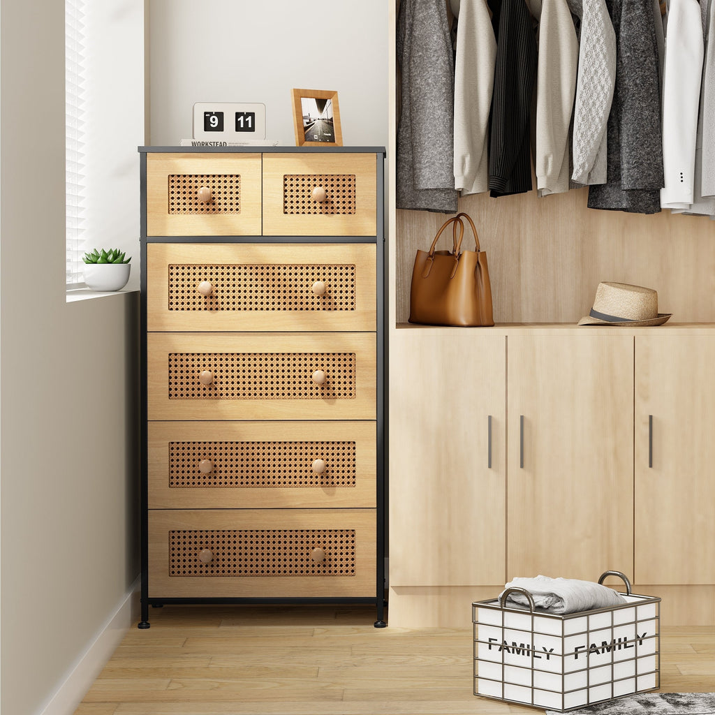 6-drawer Chest Vertical Dresser Storage Tower by Crestlive Products