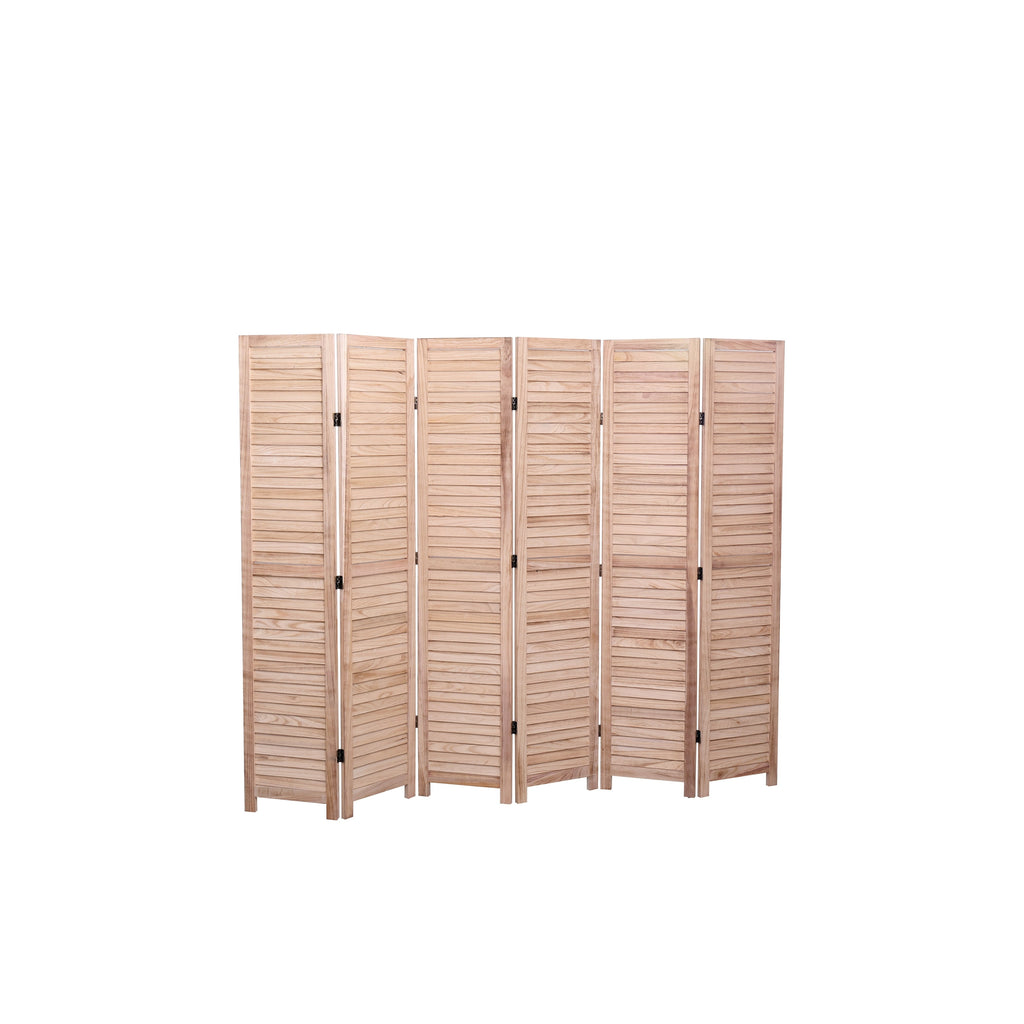 65'' H Solid Wood Folding Room Divider