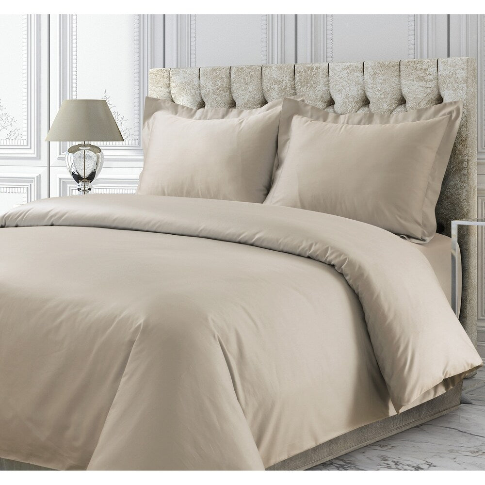 750 Thread Count Cotton Sateen Oversized Duvet Cover Set