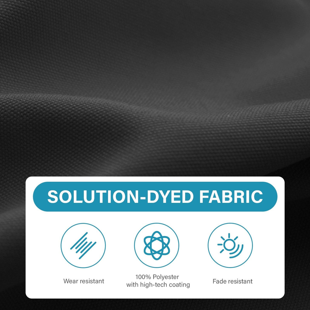 8*10ft Rectangular Patio Market Umbrella with Crank & Tilt，UV-Resistant