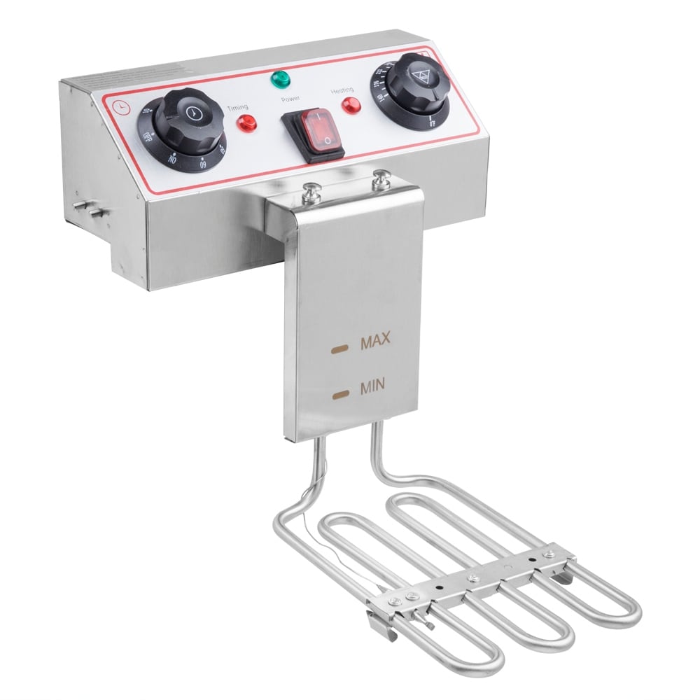 8.5QT Stainless Steel Faucet Single Tank Deep Fryer 1700W Max with Large Handle