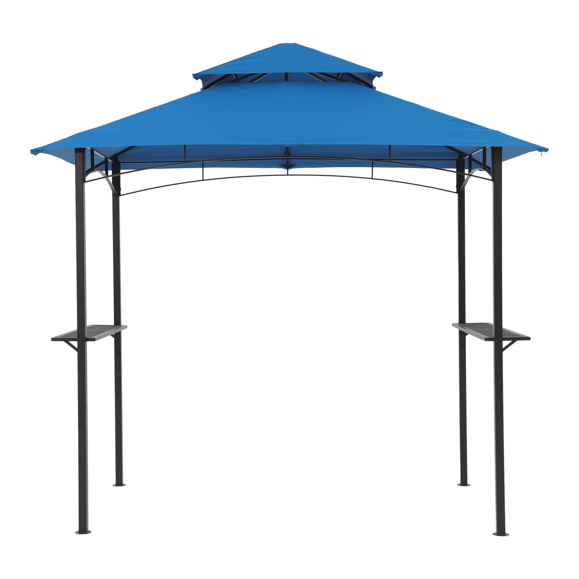 8' x 5' Outdoor Rainproof Grill Gazebo With Double Layer Vented Design
