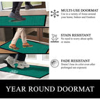 A1HC New Durable and Versatile Polypropylene Rubber Door Mat All Weather Inside Outside Door Mat