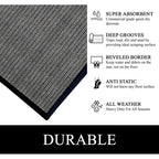 A1HC New Durable and Versatile Polypropylene Rubber Door Mat All Weather Inside Outside Door Mat
