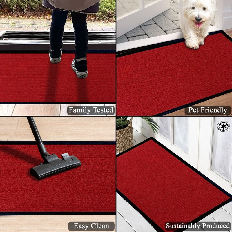 A1HC New Durable and Versatile Polypropylene Rubber Door Mat All Weather Inside Outside Door Mat